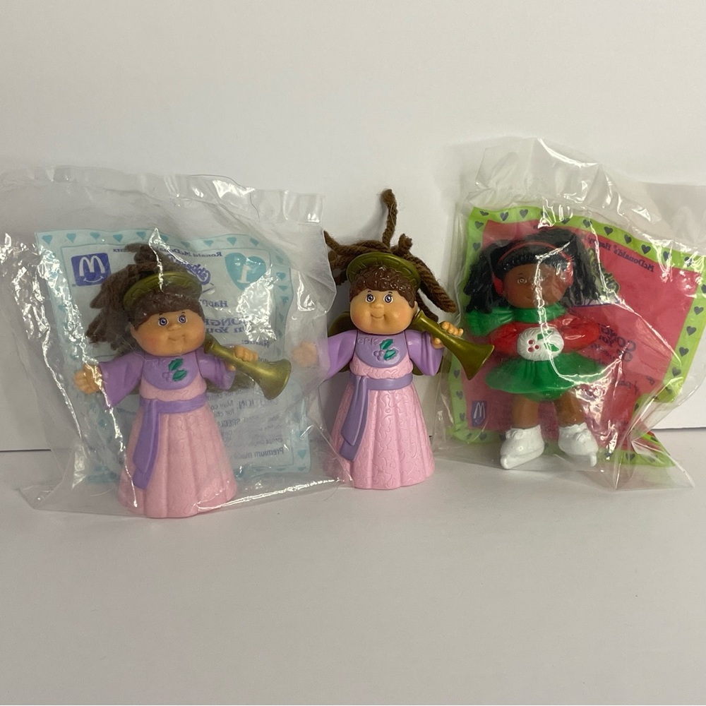 Vintage 90’s Cabbage Patch Kids McDonalds 2 Mimi Kristina 1 Jennifer Lauren